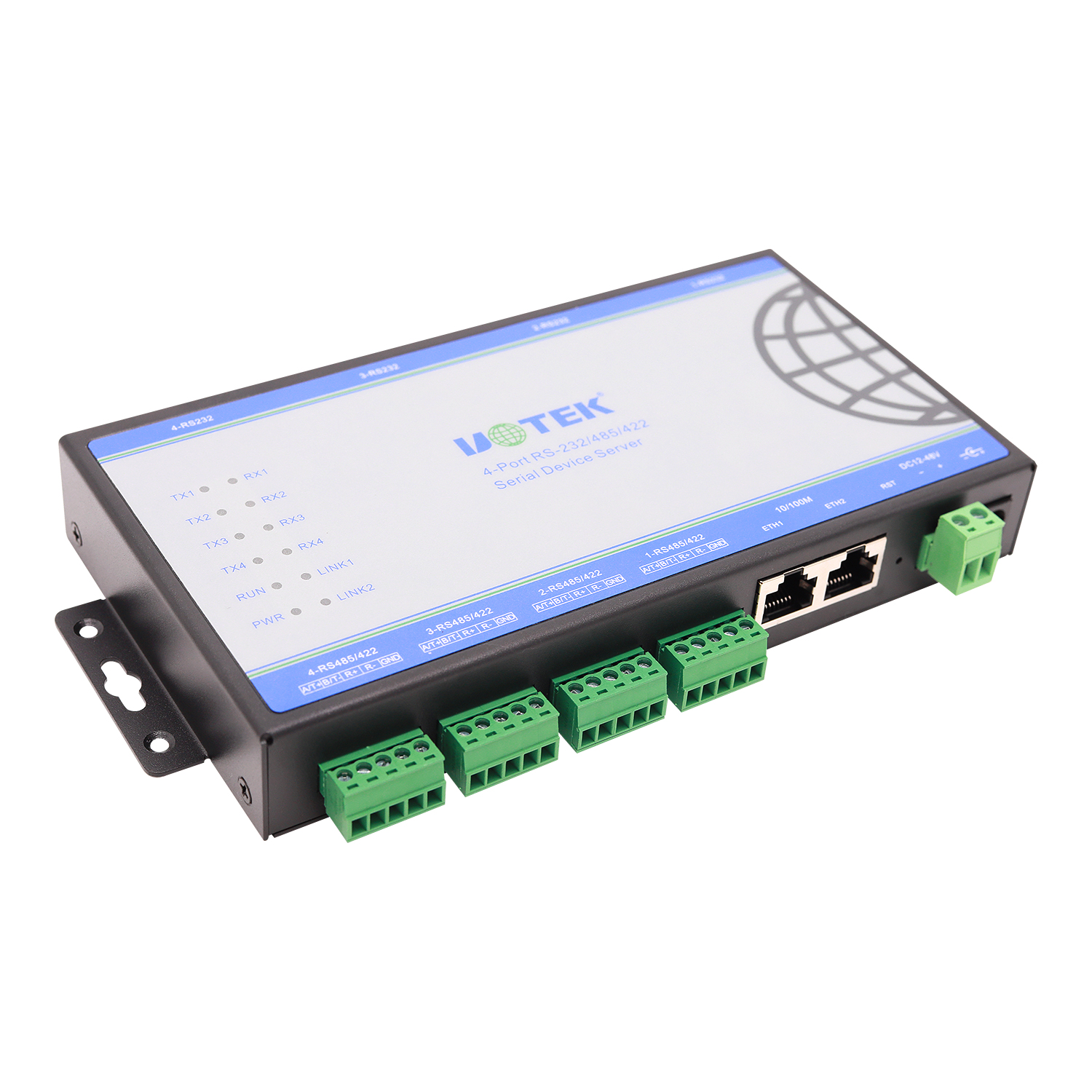 壁掛式4口串口服務(wù)器