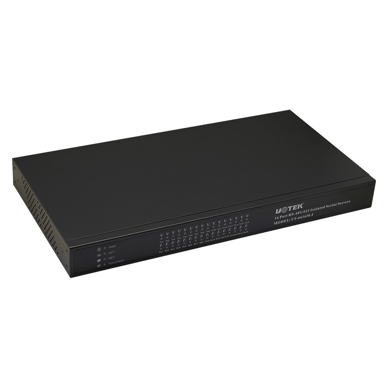 TCP/IP轉(zhuǎn)16口RS-422/485串口服務(wù)器